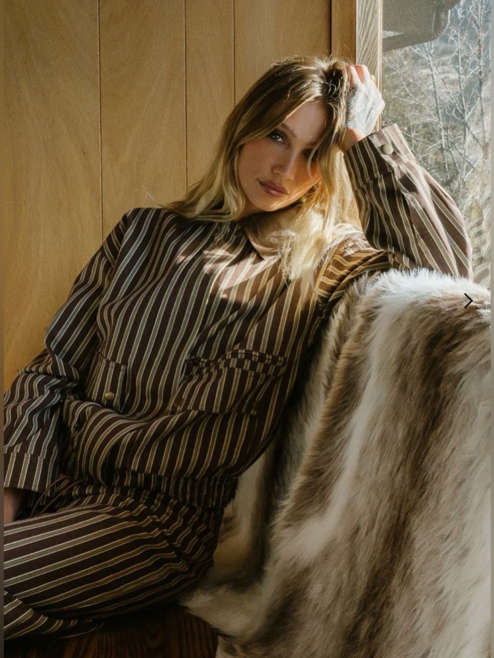 Striped Utility Jacket